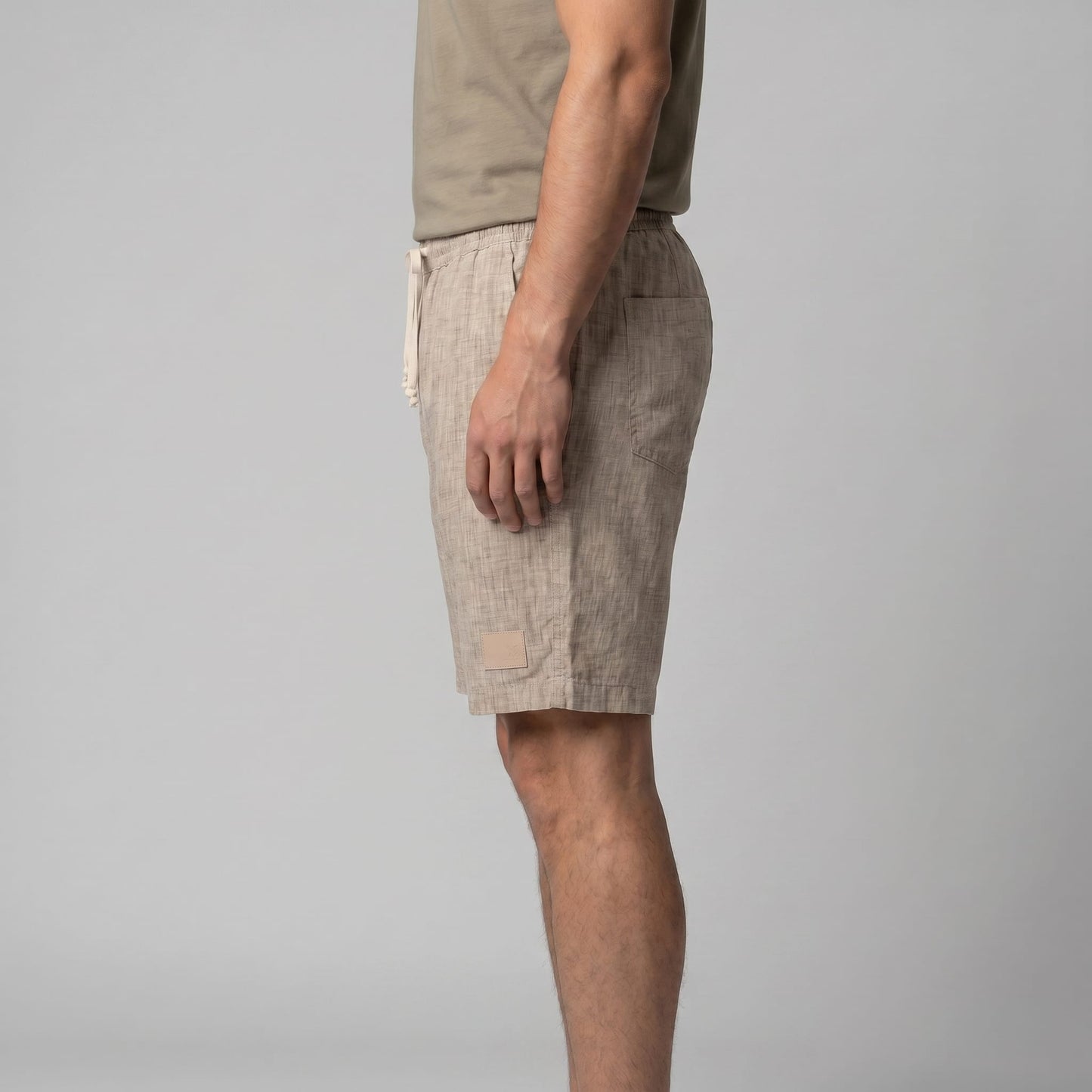 Herren Leinenshorts mit Tunnelzug | Reinald_17