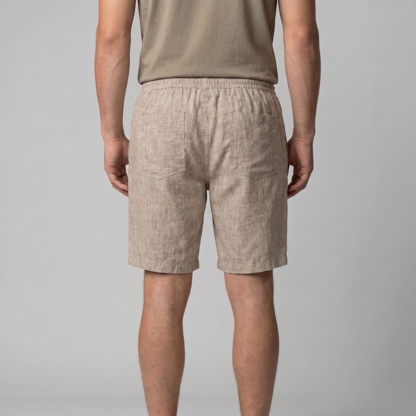 Herren Leinenshorts mit Tunnelzug | Reinald_18