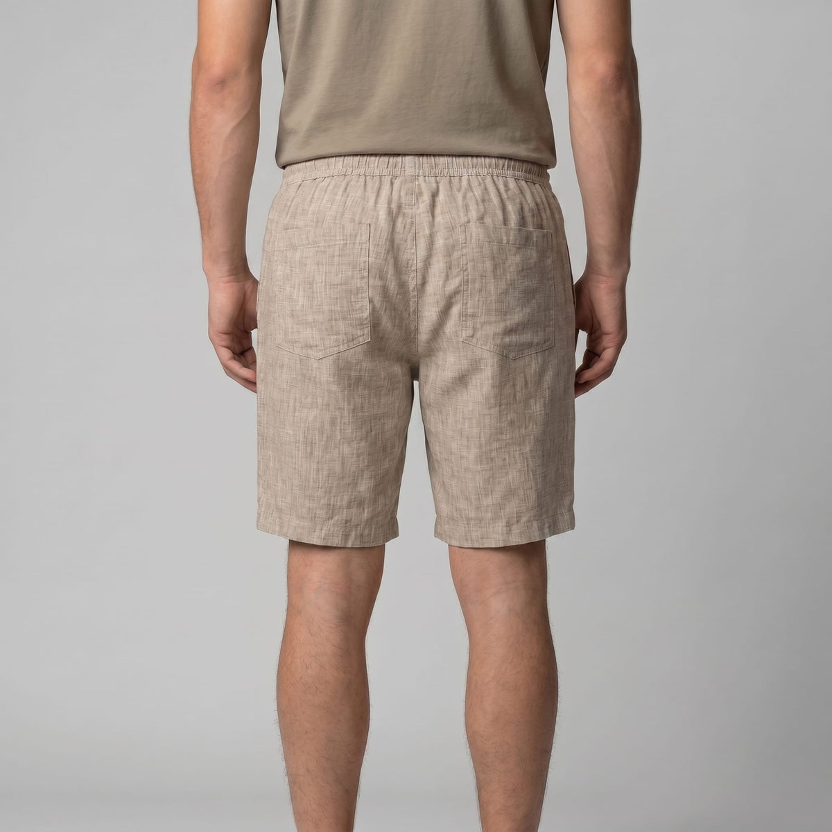 Herren Leinenshorts mit Tunnelzug | Reinald