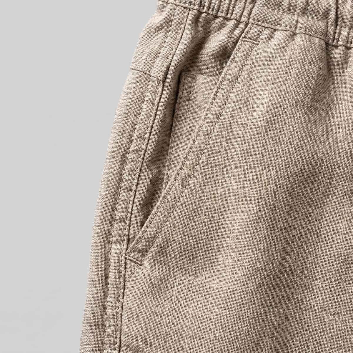 Herren Leinenshorts mit Tunnelzug | Reinald_19