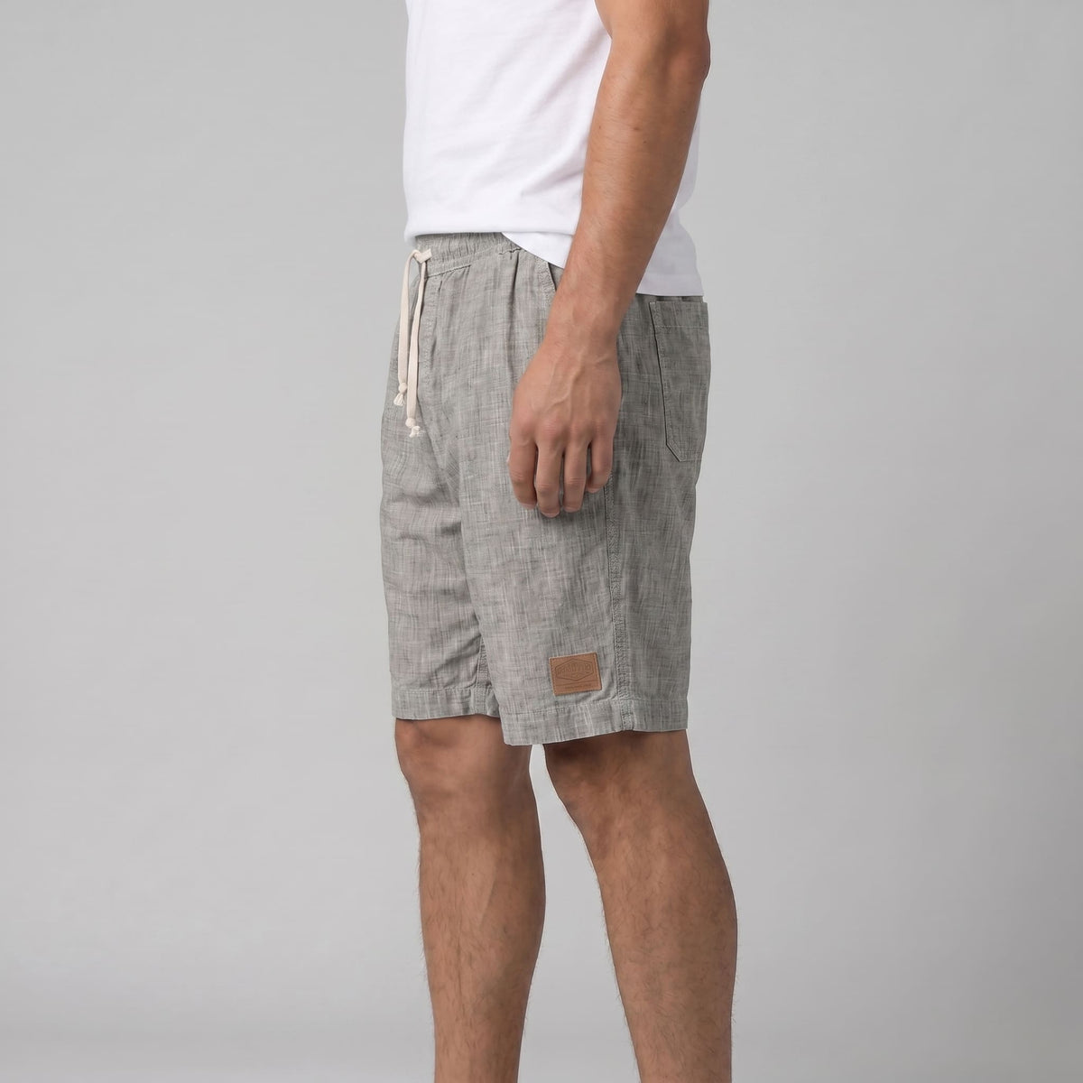 Herren Leinenshorts mit Tunnelzug | Reinald_2