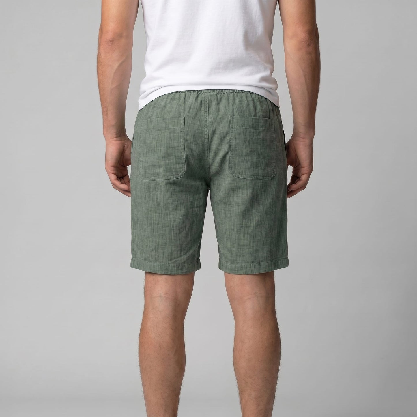 Herren Leinenshorts mit Tunnelzug | Reinald_23