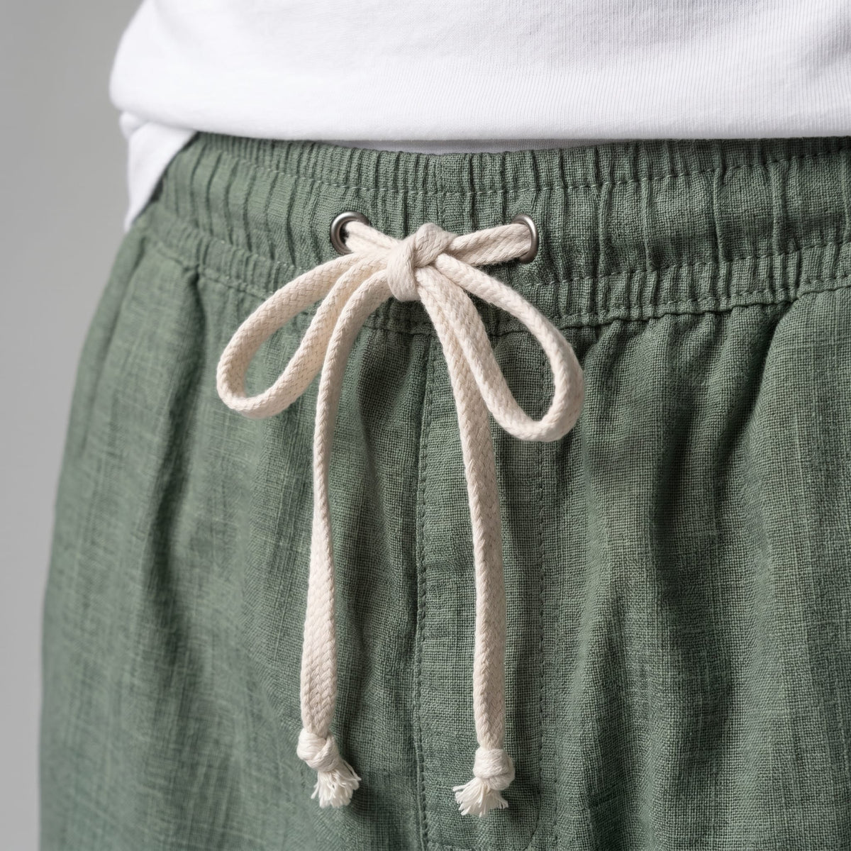 Herren Leinenshorts mit Tunnelzug | Reinald_24