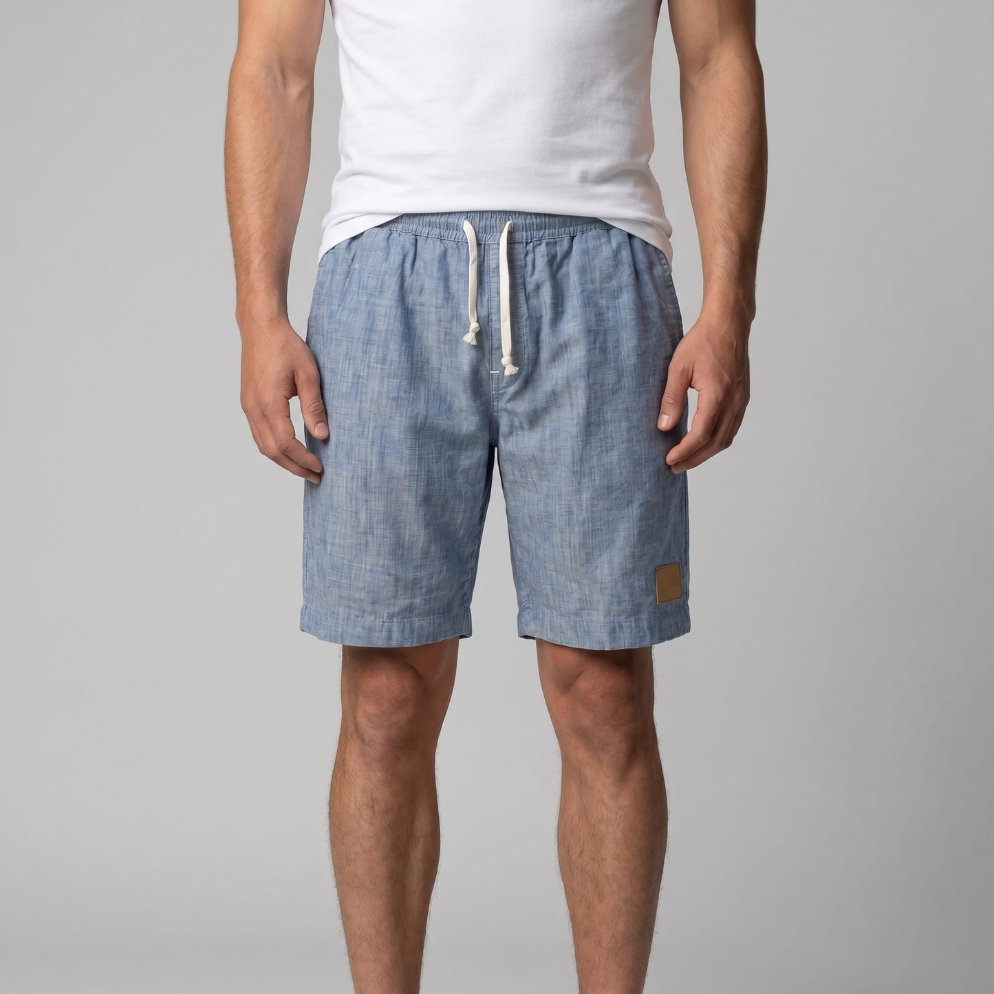 Herren Leinenshorts mit Tunnelzug | Reinald_26