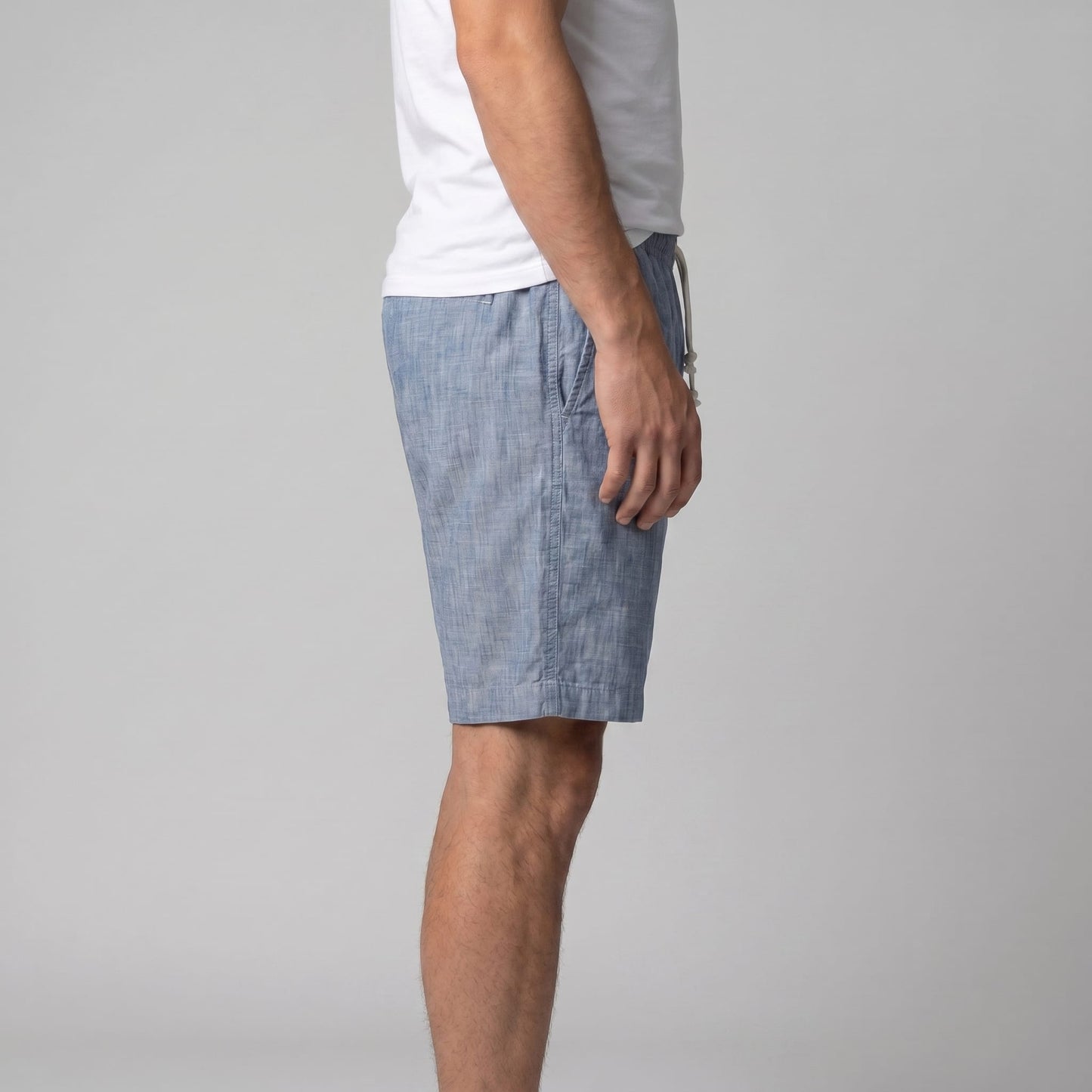 Herren Leinenshorts mit Tunnelzug | Reinald_27