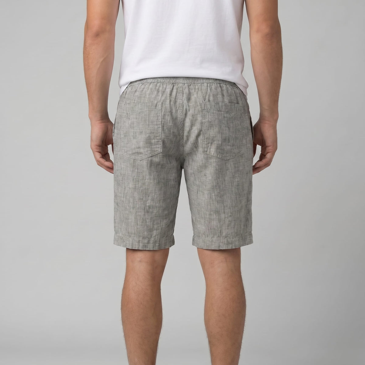 Herren Leinenshorts mit Tunnelzug | Reinald
