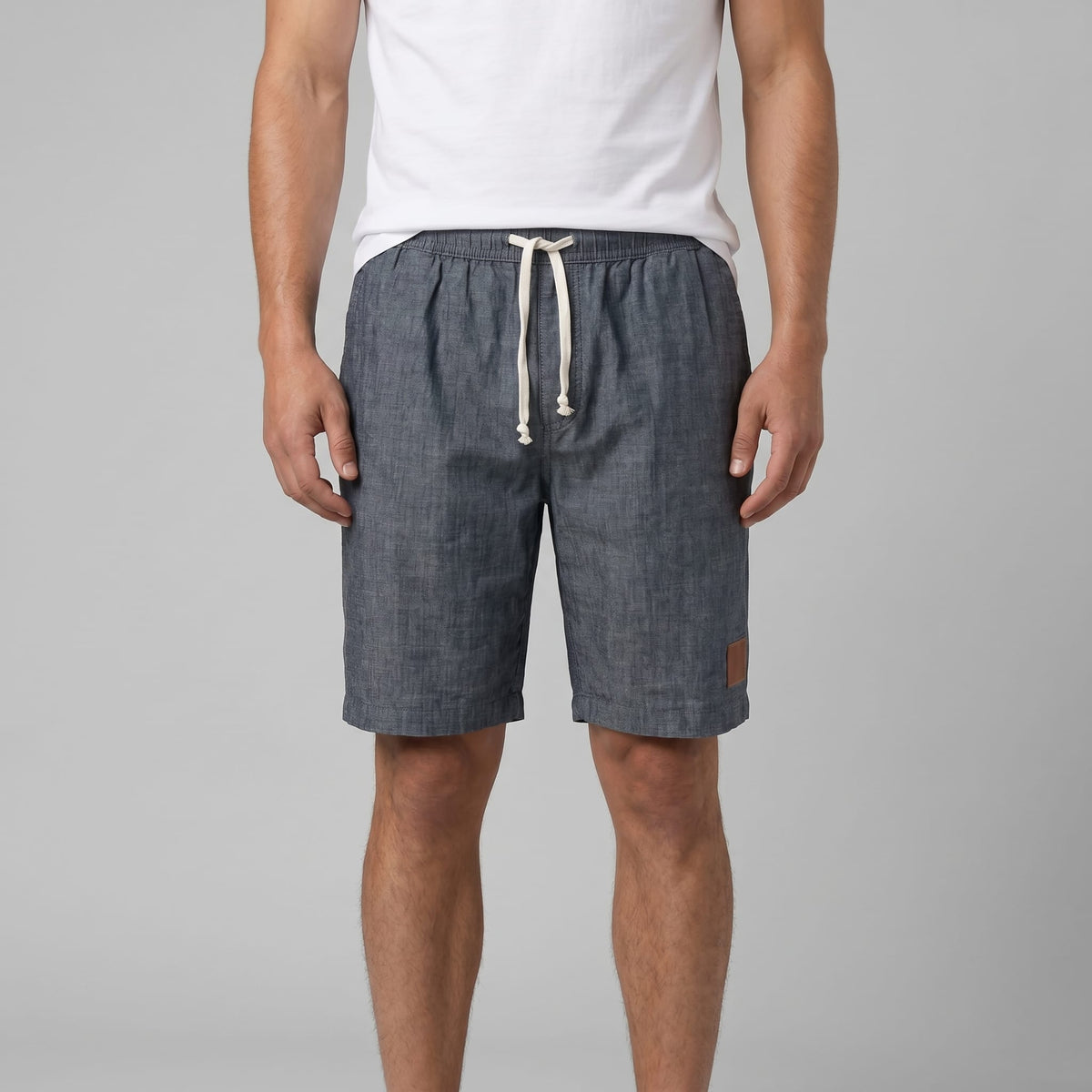 Herren Leinenshorts mit Tunnelzug | Reinald_31