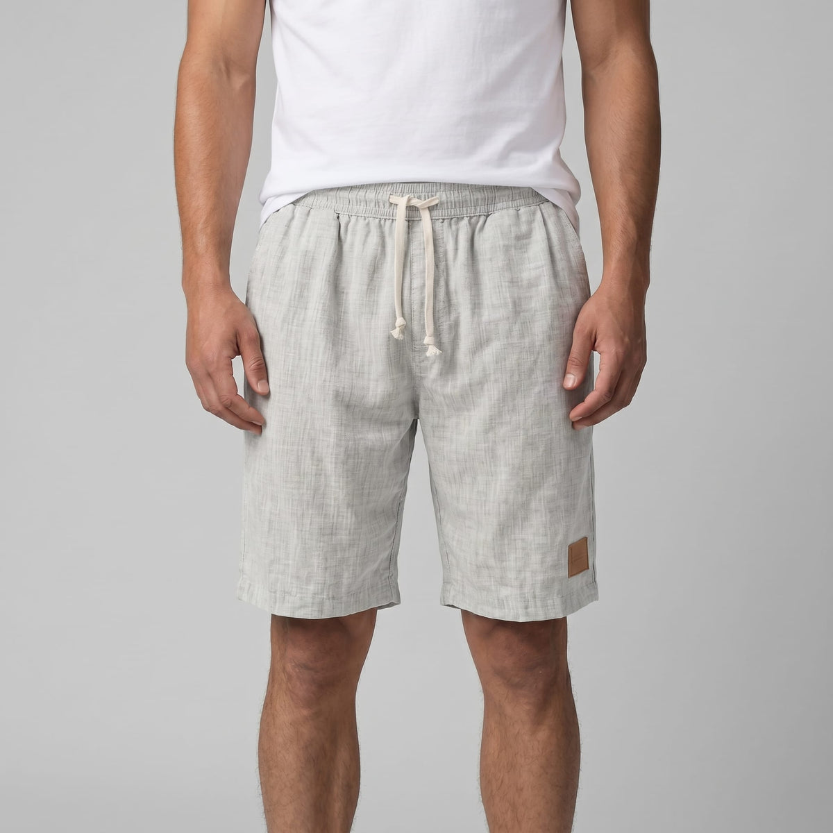 Herren Leinenshorts mit Tunnelzug | Reinald_6