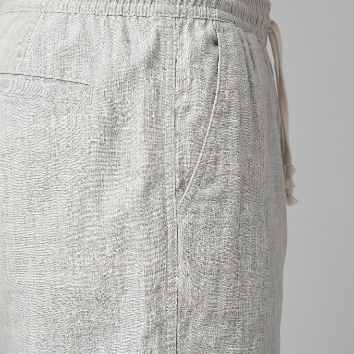 Herren Leinenshorts mit Tunnelzug | Reinald_9
