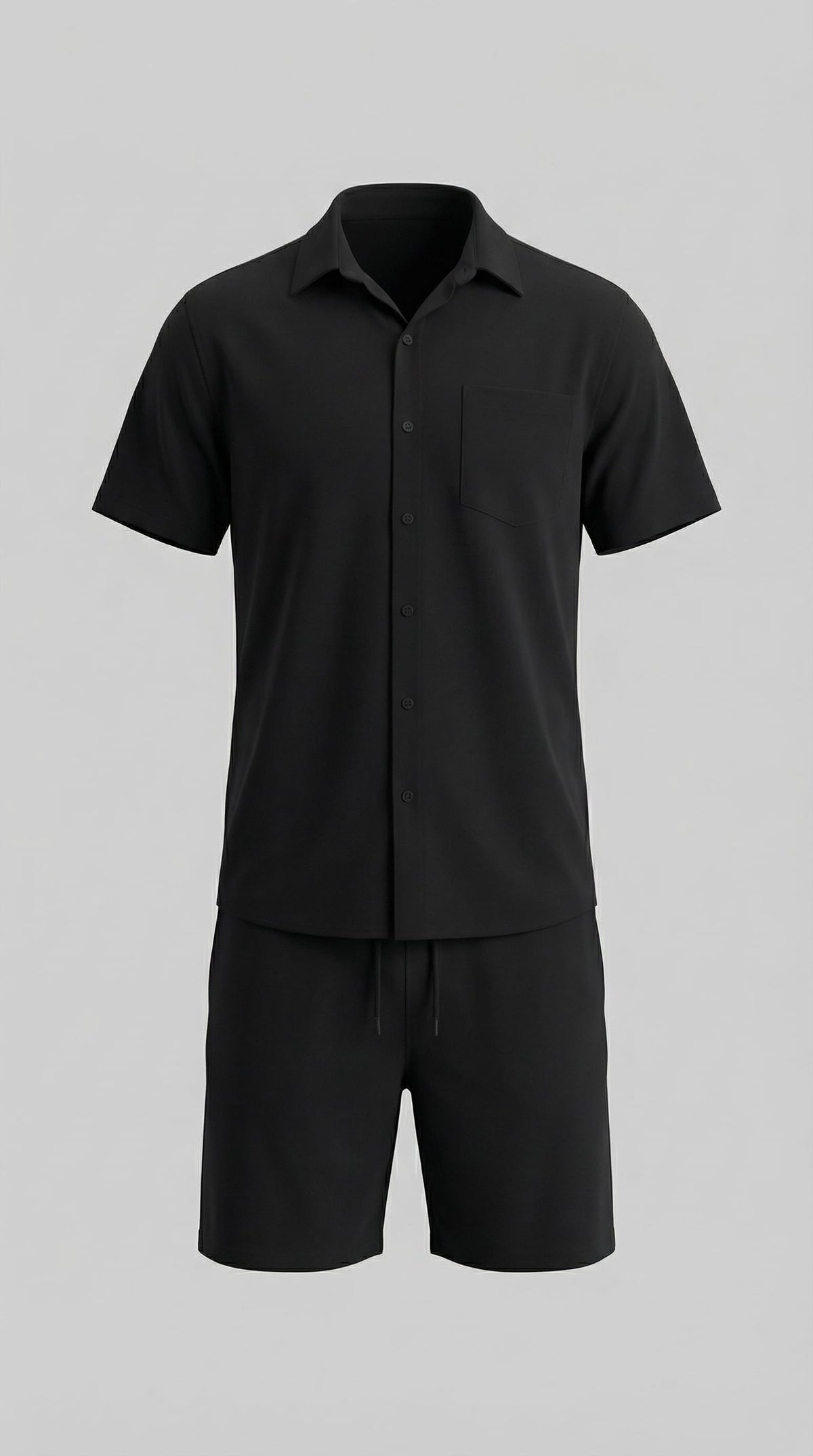 Herren Cordset Kurzarmhemd und Shorts | Bertram