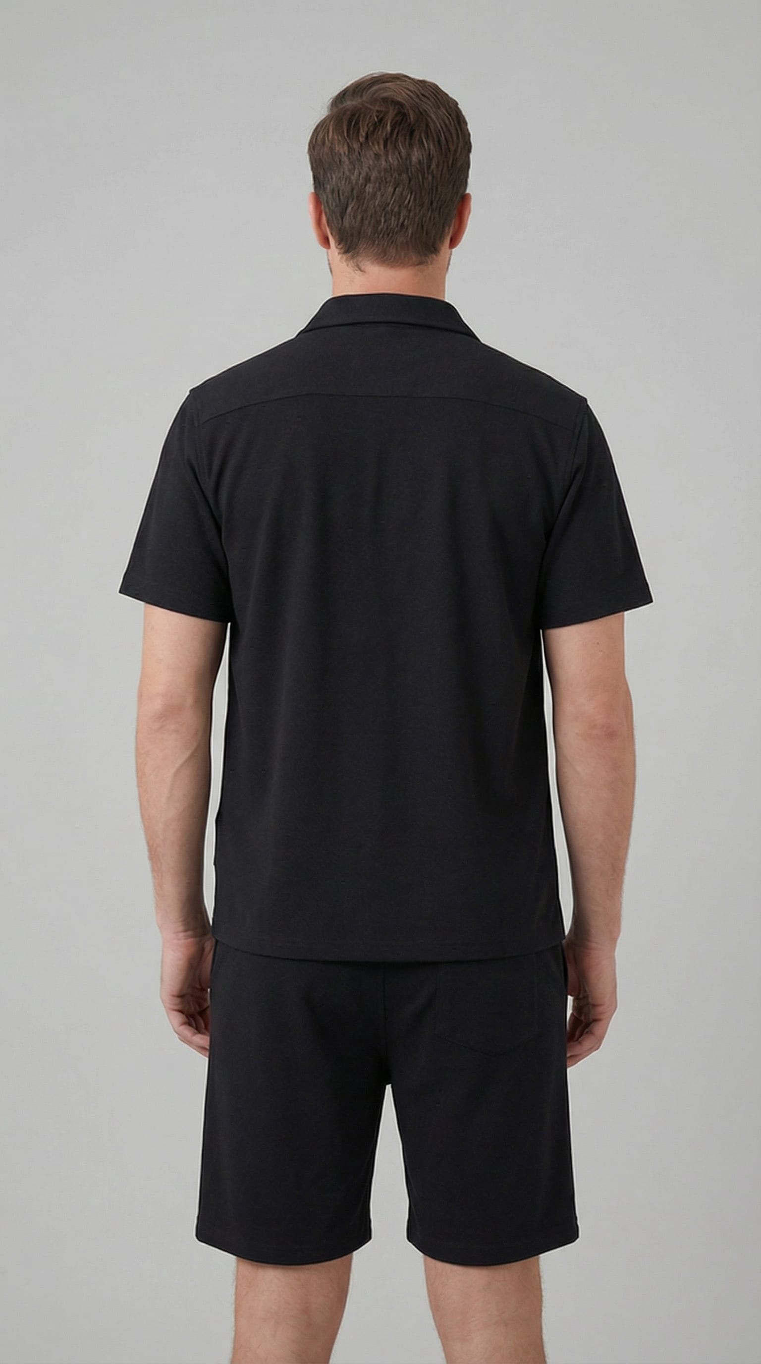 Herren Cordset Kurzarmhemd und Shorts | Bertram