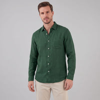 Herren Leinenhemd Button-Down mit Brusttasche | Hartmut