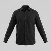 Herren Leinenhemd Button-Down mit Brusttasche | Hartmut