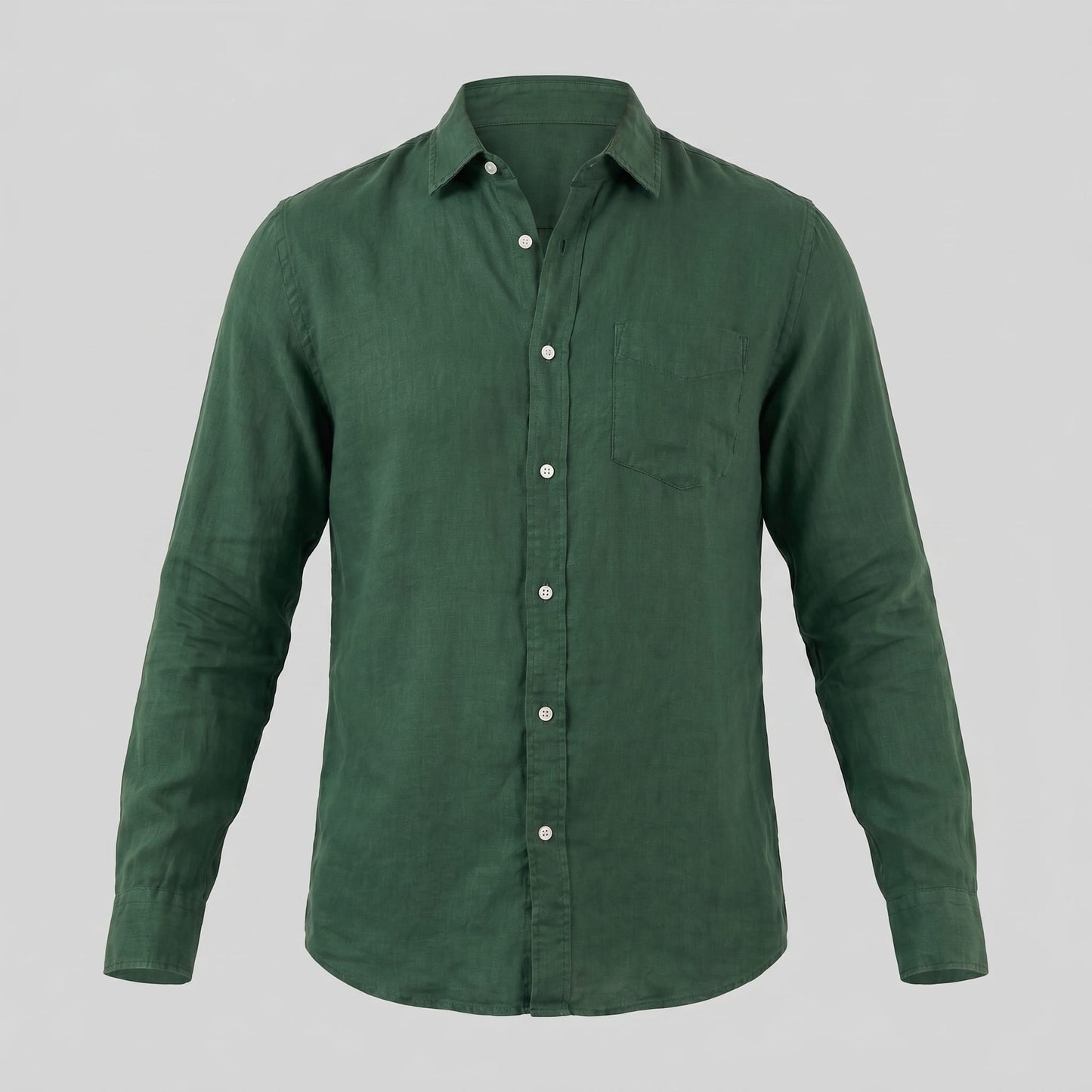 Herren Leinenhemd Button-Down mit Brusttasche | Hartmut_5
