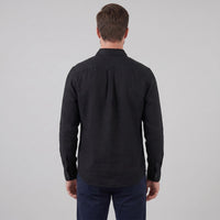 Herren Leinenhemd Button-Down mit Brusttasche | Hartmut
