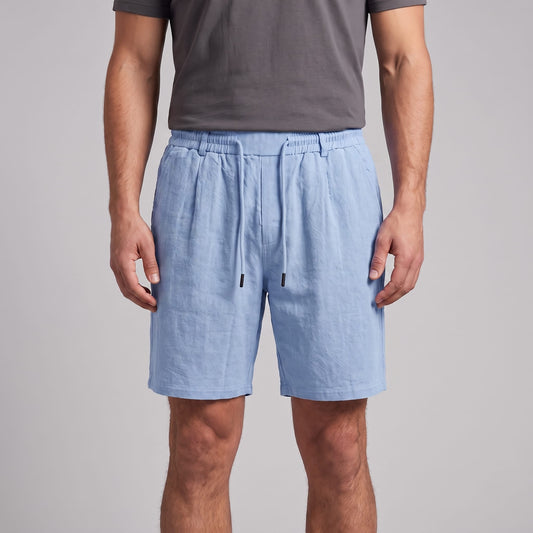Herren Leinenshorts mit Bundfalten | Reiner_1