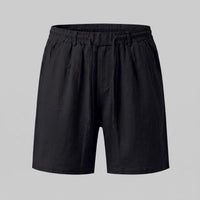 Herren Leinenshorts mit Bundfalten | Reiner
