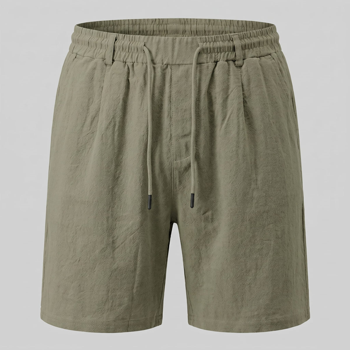 Herren Leinenshorts mit Bundfalten | Reiner