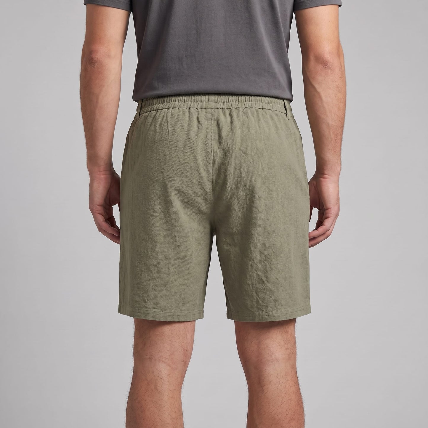 Herren Leinenshorts mit Bundfalten | Reiner_21