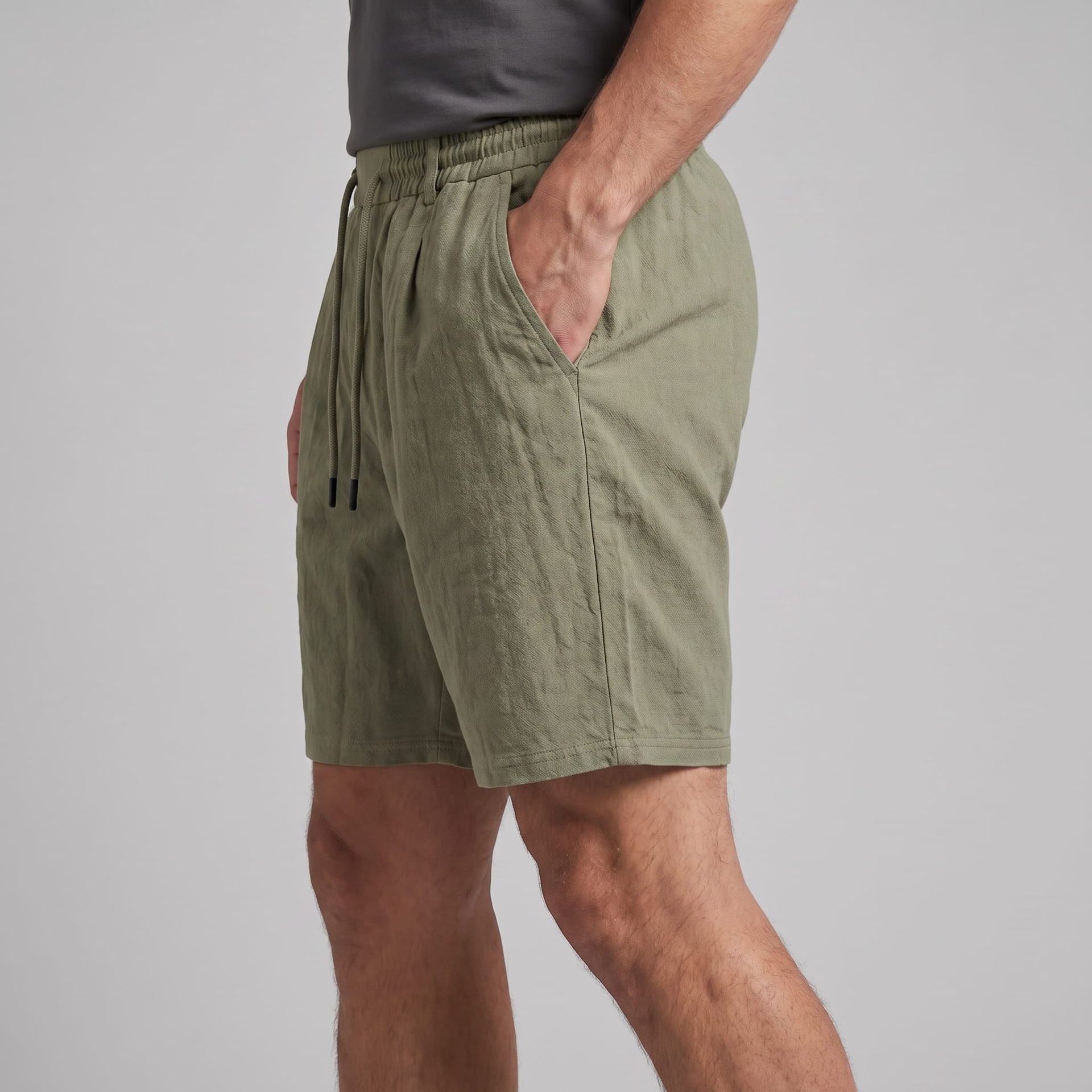 Herren Leinenshorts mit Bundfalten | Reiner