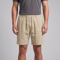 Herren Leinenshorts mit Bundfalten | Reiner