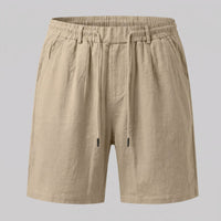 Herren Leinenshorts mit Bundfalten | Reiner