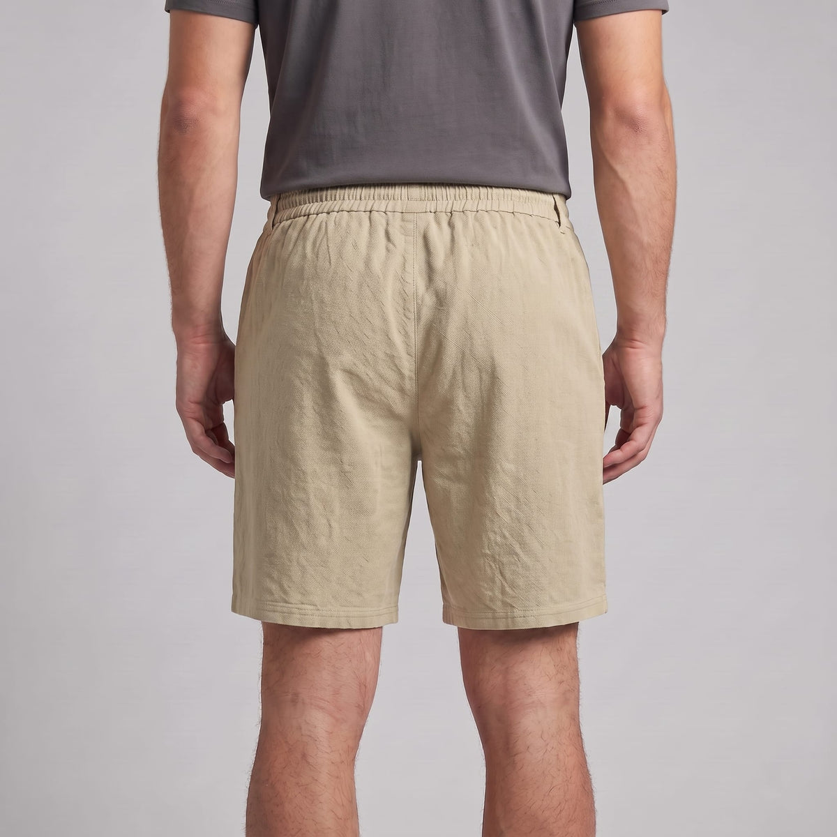 Herren Leinenshorts mit Bundfalten | Reiner