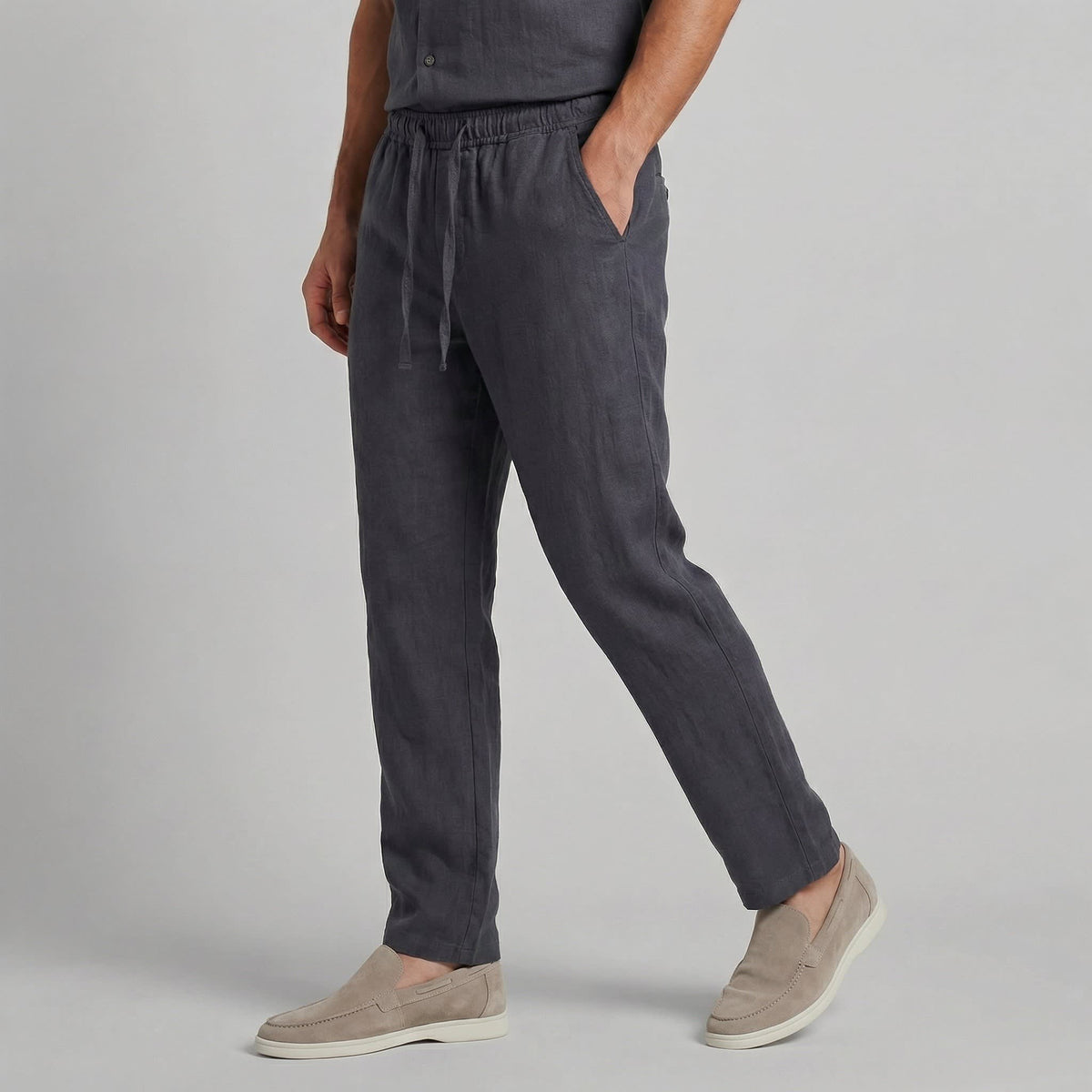 Herren Leinenhose mit Kordelzug | Wolfgang_3
