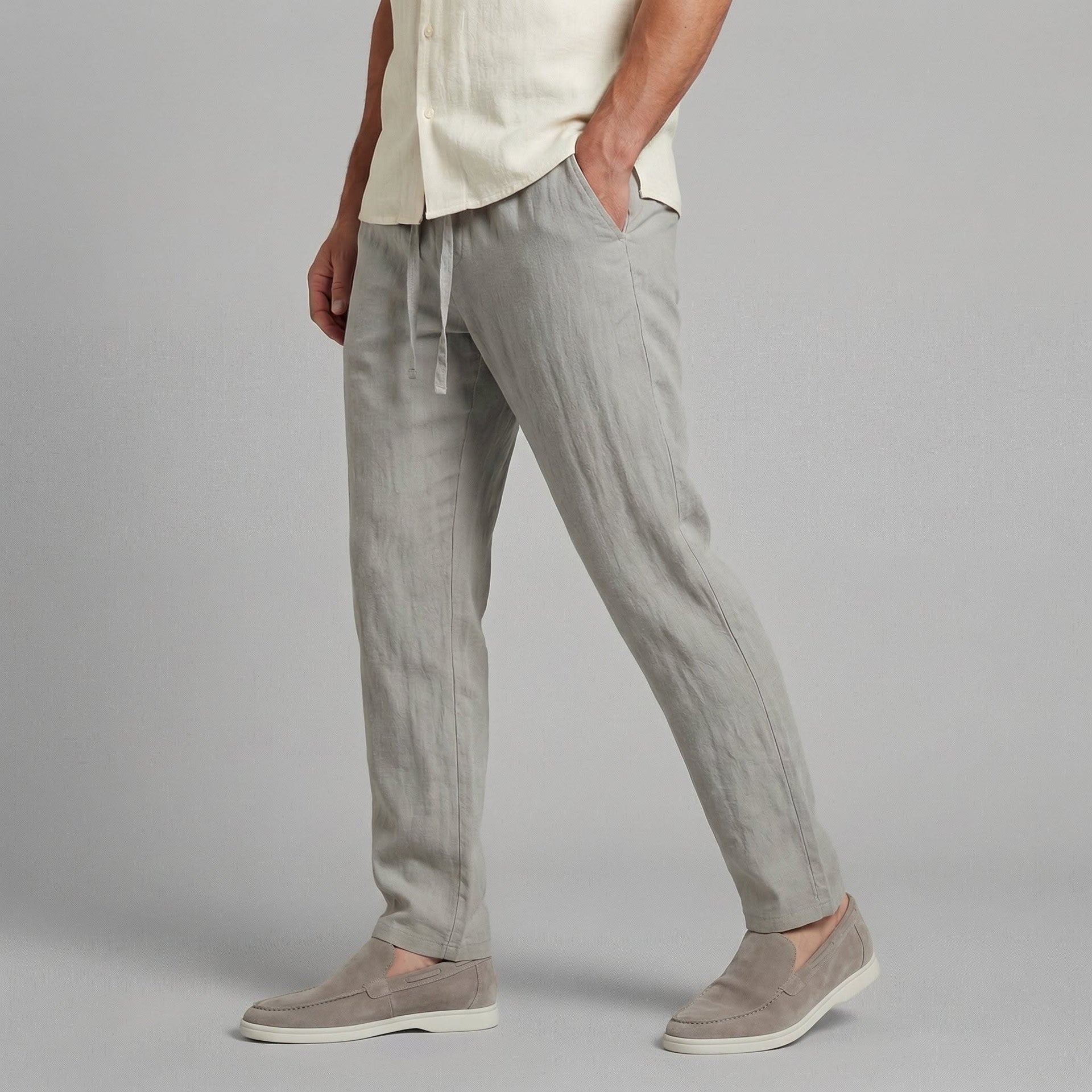 Herren Leinenhose mit Kordelzug | Wolfgang