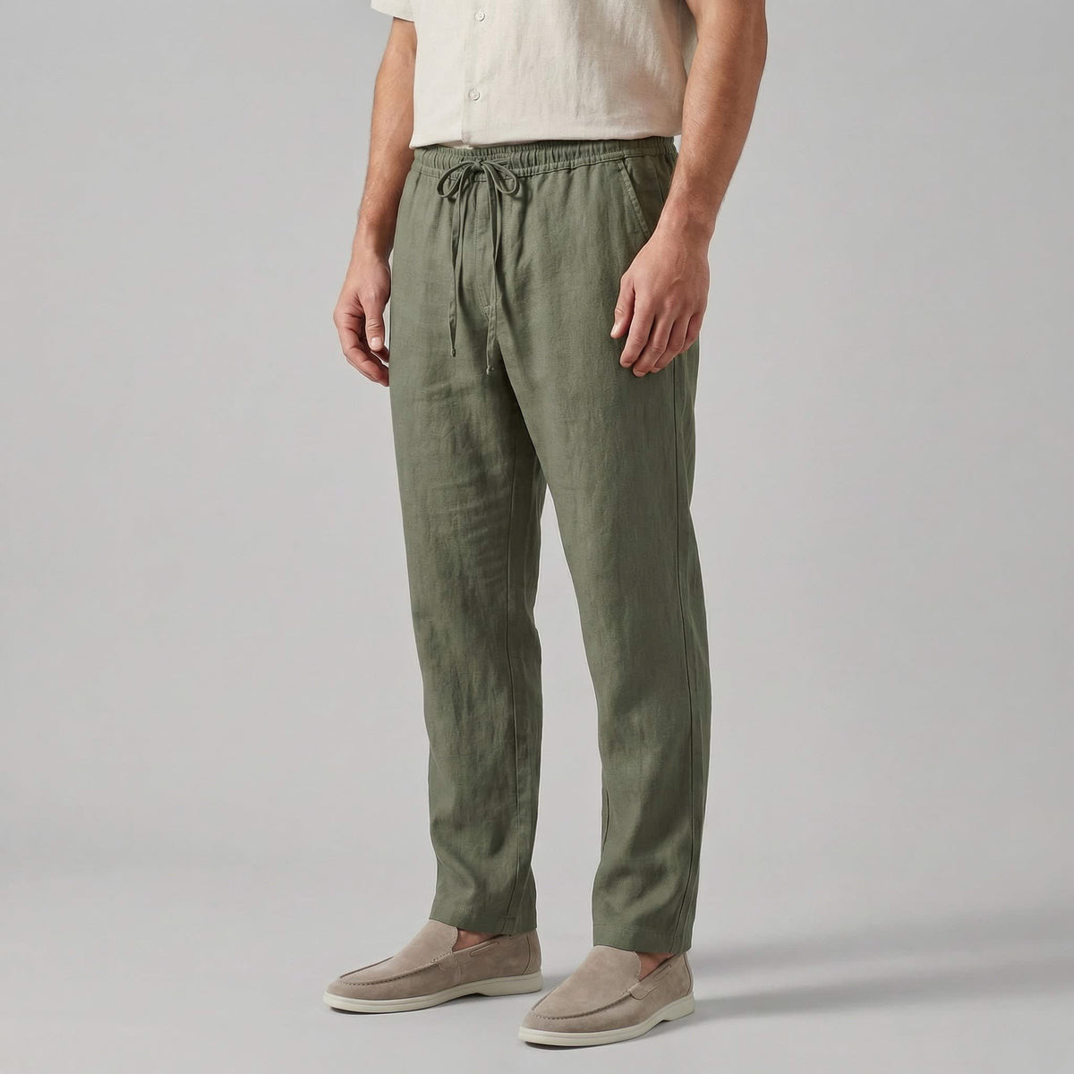 Herren Leinenhose mit Kordelzug | Wolfgang_5