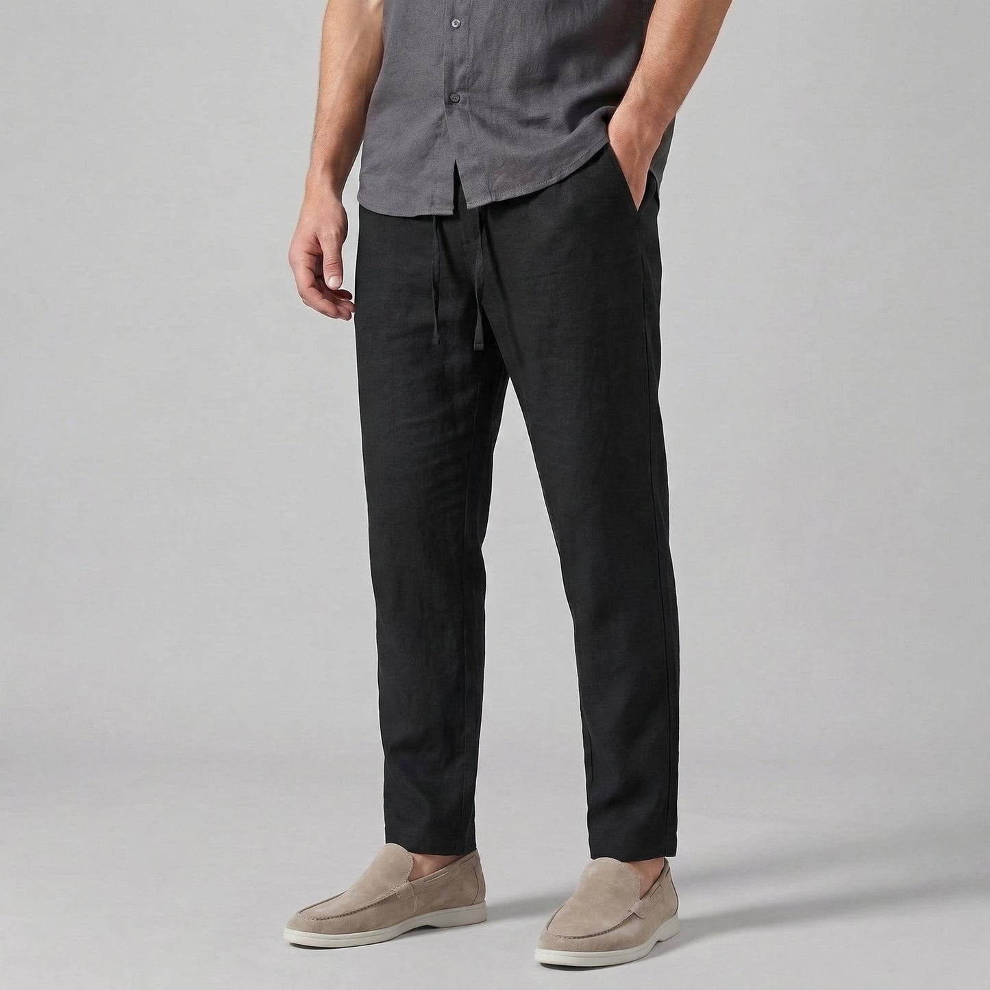 Herren Leinenhose mit Kordelzug | Wolfgang_6