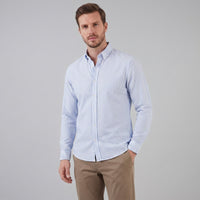 Herren Leinenhemd gestreift Button-Down | Hartwig