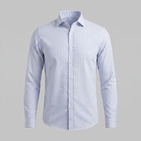 Herren Leinenhemd gestreift Button-Down | Hartwig