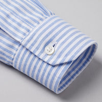 Herren Leinenhemd gestreift Button-Down | Hartwig
