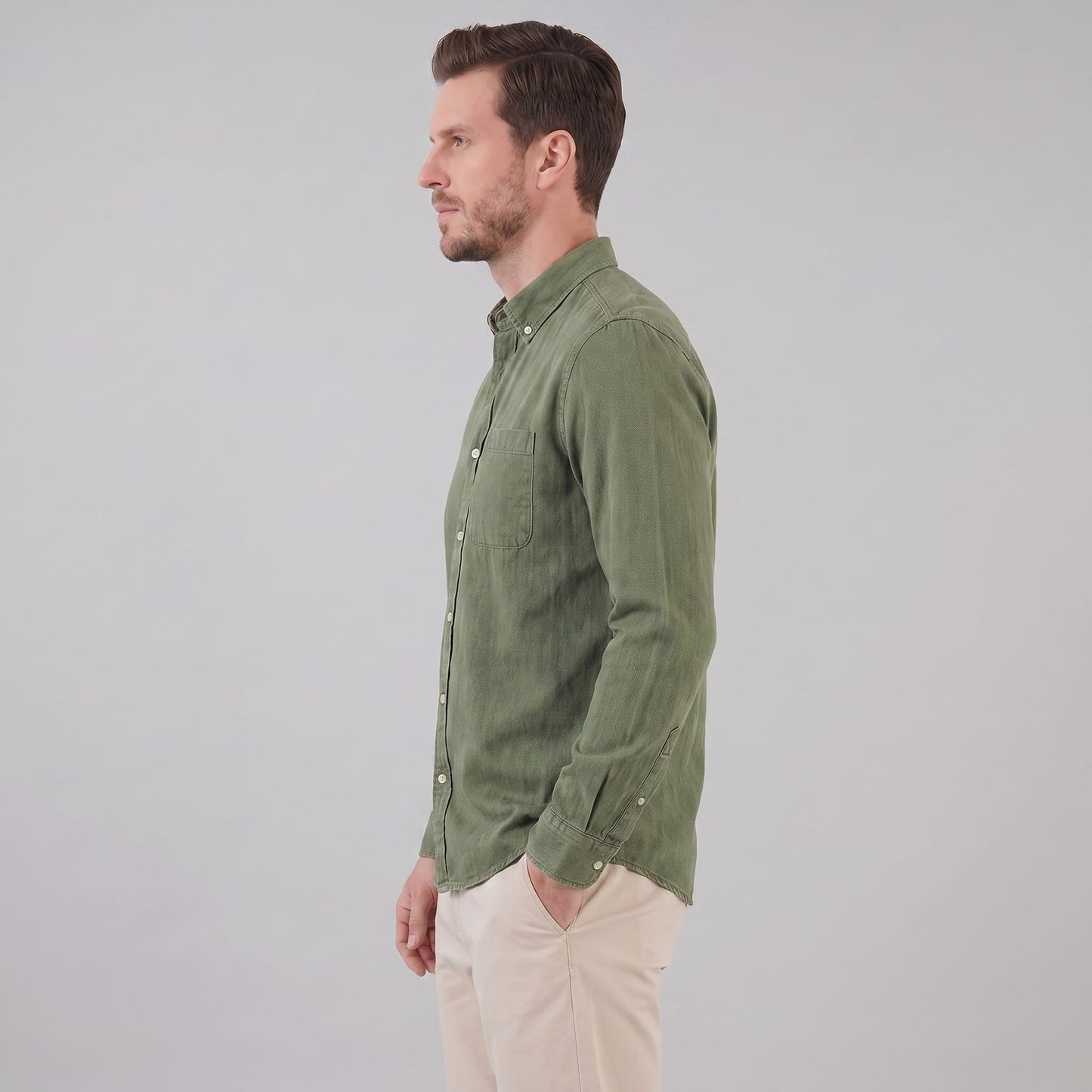 Herren Hemd Button-Down mit Brusttasche | Heinrich_16