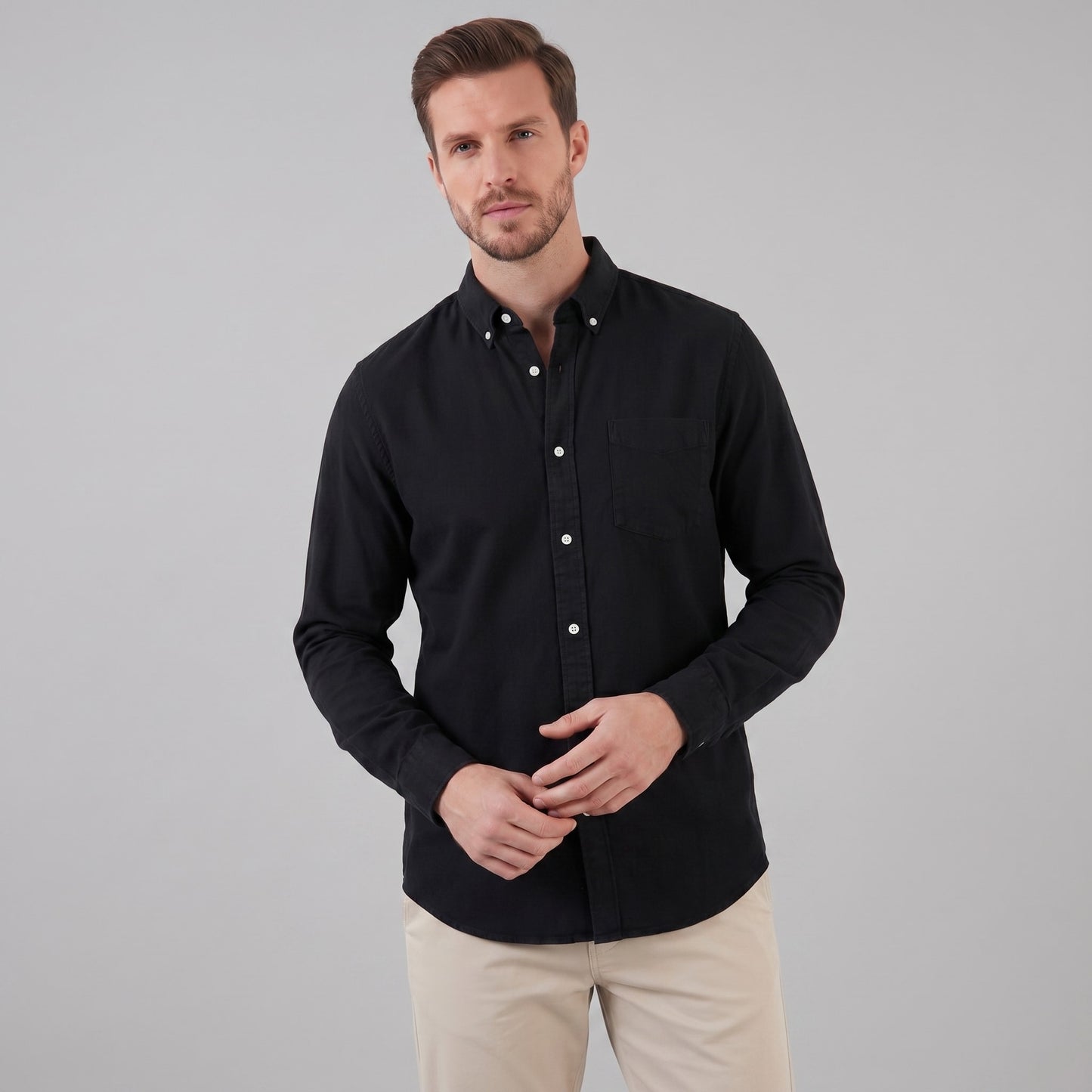 Herren Hemd Button-Down mit Brusttasche | Heinrich_3