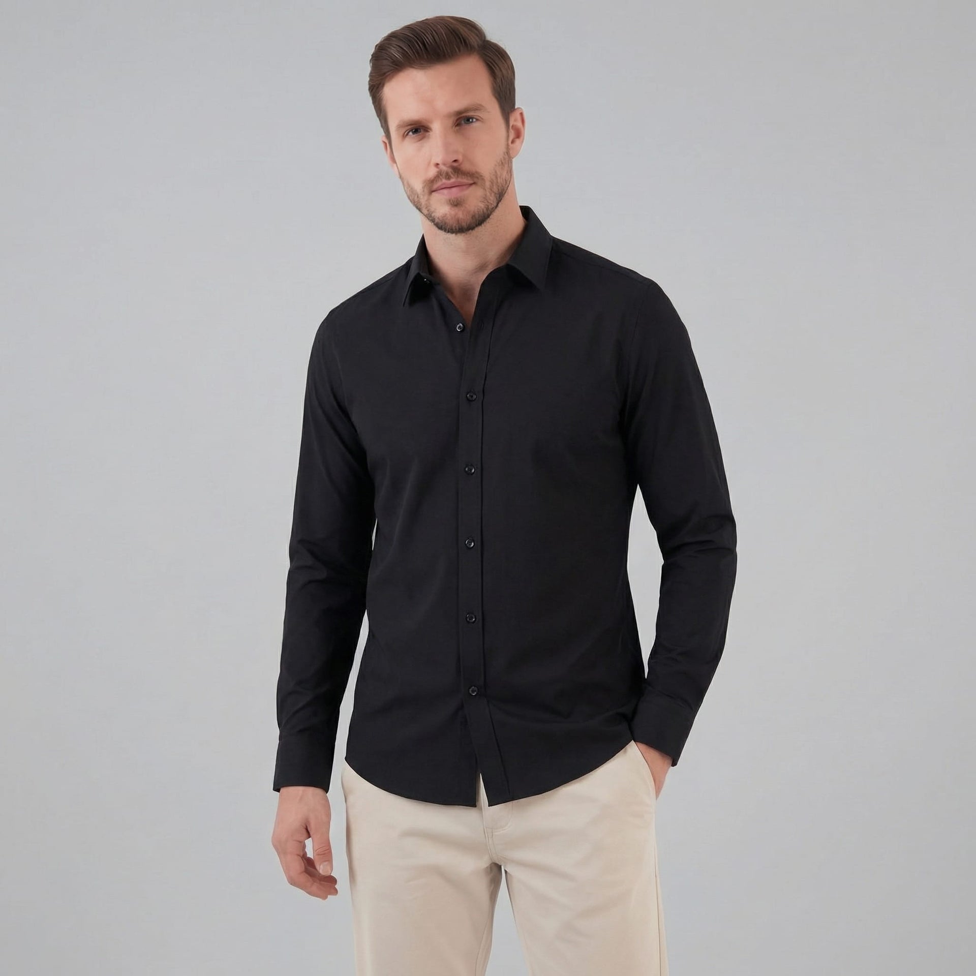 Herren Business-Hemd Tailored Fit mit Kentkragen | Herbert