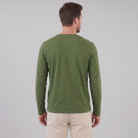 Herren Henleyshirt Langarm mit Brusttasche | Helge