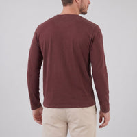 Herren Henleyshirt Langarm mit Brusttasche | Helge