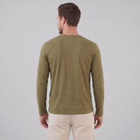 Herren Henleyshirt Langarm mit Brusttasche | Helge