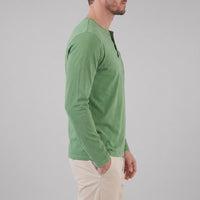 Herren Henleyshirt Langarm mit Brusttasche | Helge