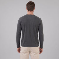 Herren Henleyshirt Langarm mit Brusttasche | Helge