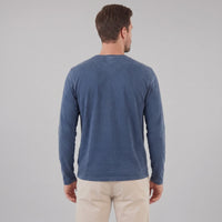 Herren Henleyshirt Langarm mit Brusttasche | Helge