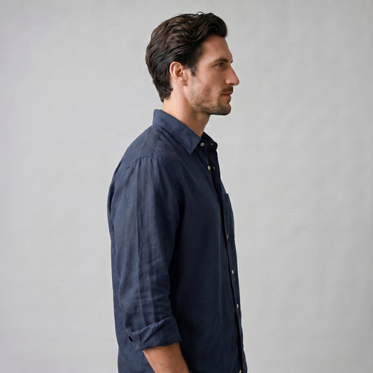 Herren Oversize-Hemd mit Brusttasche | Hermann_1