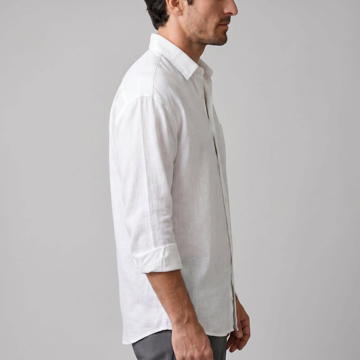 Herren Oversize-Hemd mit Brusttasche | Hermann_5