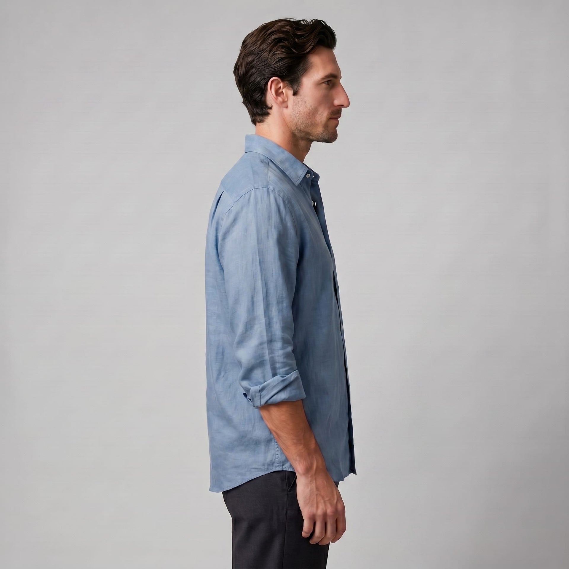 Herren Oversize-Hemd mit Brusttasche | Hermann
