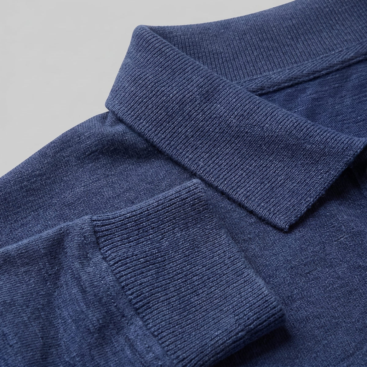 Herren Langarm-Poloshirt mit Knopfleiste | Lukas_19