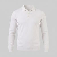 Herren Langarm-Poloshirt mit Knopfleiste | Lukas
