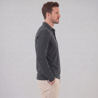 Herren Langarm-Poloshirt mit Knopfleiste | Lukas