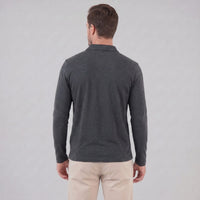 Herren Langarm-Poloshirt mit Knopfleiste | Lukas